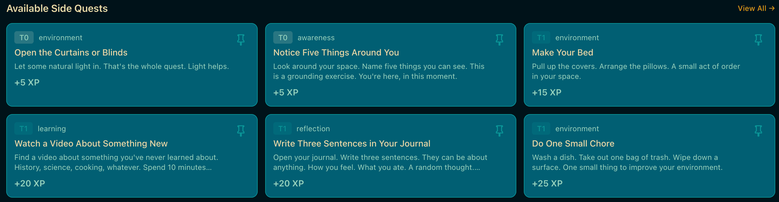 Hundreds of Quests, One Purpose: You